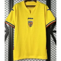 2025-26 Romania Home Fans Soccer Jersey