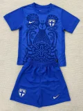 2025-26 Finland Away Kids Soccer Jersey