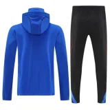 2025-26 Man Utd Fancy blue Hoodie Jacket Tracksuit