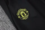 2025-26 Man Utd Black Jacket Tracksuit # A2526(绿标)