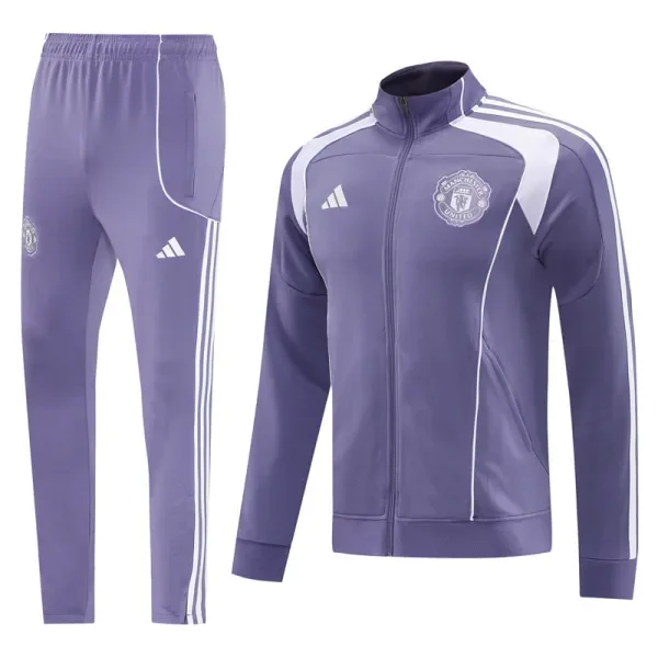 2025-26 Man Utd Purple Jacket Tracksuit #07