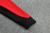 2025-26 Man Utd Black Red Jacket Tracksuit #F14