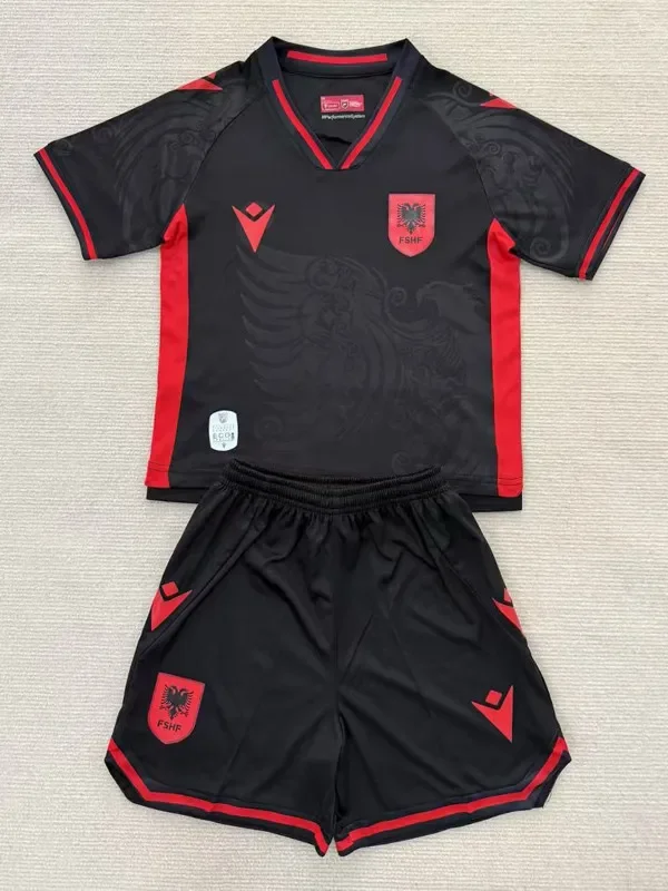 2025-26 Albania Third Kids Soccer Jersey