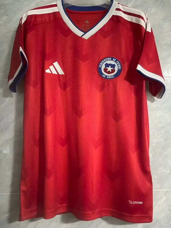 2025-26 Chile Red Fans Soccer Jersey