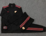 2025-26 Man Utd Black Jacket Tracksuit #A2508