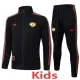 2025-26 Man Utd Black Kids Jacket Tracksuit #E2514(童装)