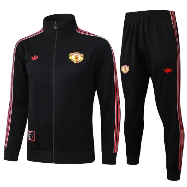 2025-26 Man Utd Black Jacket Tracksuit #A2508