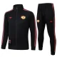 2025-26 Man Utd Black Jacket Tracksuit #A2508