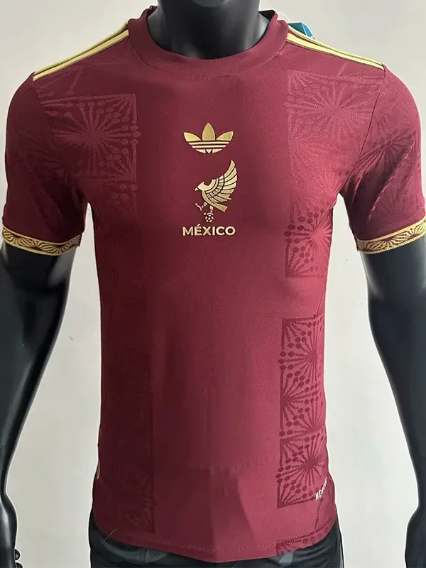 2025-26 Mexico Gold Cup Red Player Version Soccer Jersey