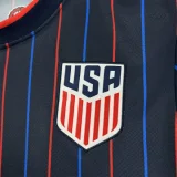 2025-26 USA Away Fans Soccer Jersey 不带星