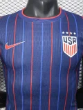 2025-26 USA Away Player Version Soccer Jersey 四星
