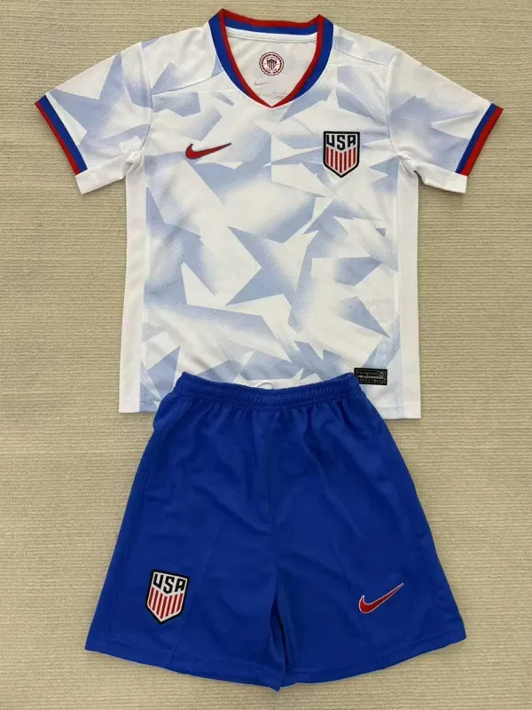 2025-26 USA Home Kids Soccer Jersey