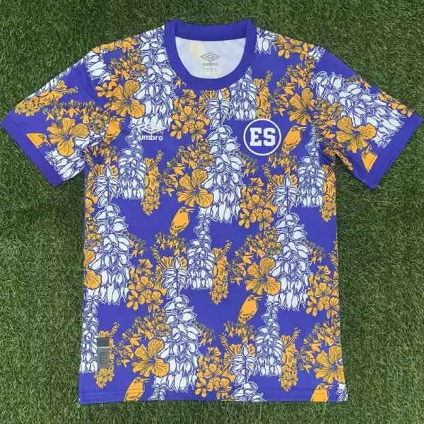 2025-26 Salvador Blue Yellow Training shirts (花)