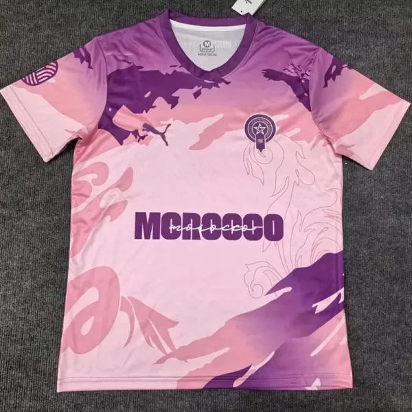 2025-26 Morocco Pink Purple Special Edition Training shirts