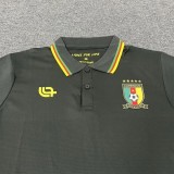 2025-26 Cameroon Black Polo Short Sleeve