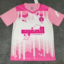 2025-26 Morocco Pink White Special Edition Training shirts (阿拉伯)