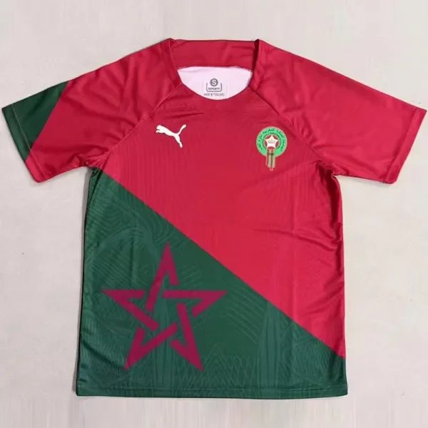 2025-26 Morocco Red Green Special Edition Training shirts