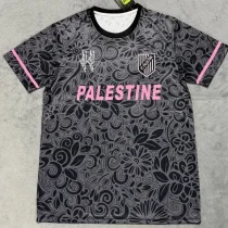 2025-26 Palestina FC Grey Black Training shirts