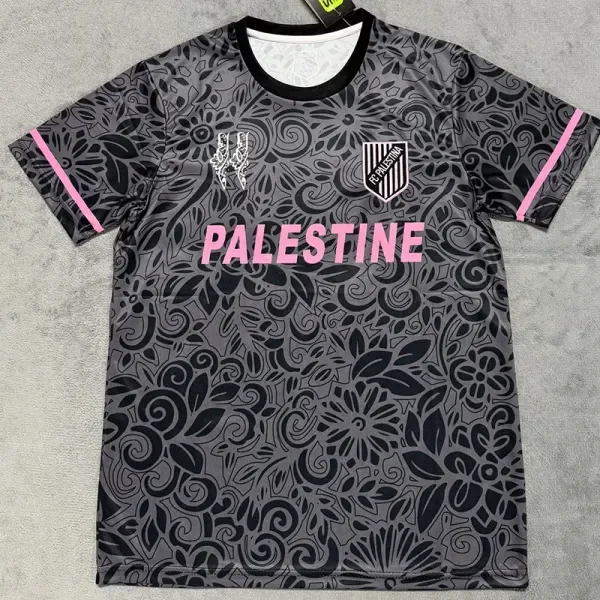 2025-26 Palestina FC Grey Black Training shirts