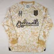 2025-26 Palestina FC Yellow White Long Sleeve Training shirts
