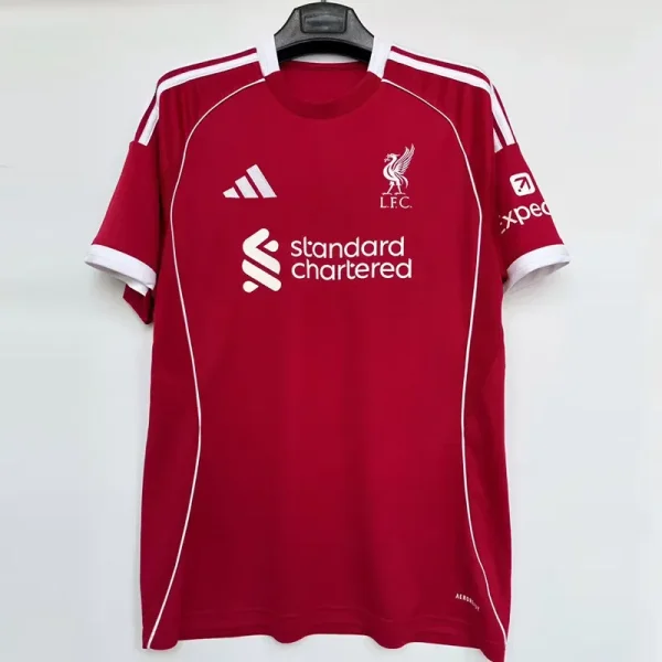 25-26 Liverpool Home 1:1 Fans Soccer Jersey