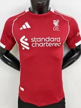 25-26 Liverpool Home Player Version Soccer Jersey