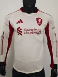 25-26 Liverpool Away Long Sleeve Player Version Soccer Jersey (长袖球员)