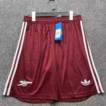 2025-26 Arsenal Brown Red Shorts Pants