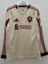 25-26 Liverpool Away Long Sleeve Soccer Jersey (长袖)