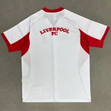 25-26 Liverpool White Casual Edition Baseball Jersey