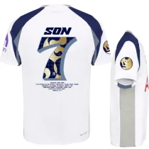 2025-26 Tottenham Hotspur Home Print Picture Son #7 Fans Soccer Jersey
