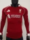 25-26 Liverpool Home Long Sleeve Player Version Soccer Jersey (长袖球员)