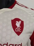 25-26 Liverpool Away Long Sleeve Player Version Soccer Jersey (长袖球员)