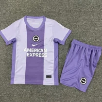 2025-26 Brighton Away Kids Soccer Jersey