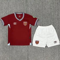 2025-26 West Ham Home Kids Soccer Jersey