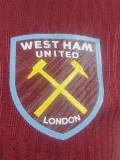 2025-26 West Ham Home Player Version Soccer Jersey