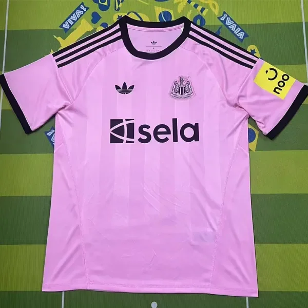 2025-26 Newcastle Pink Goalkeeper Soccer Jersey