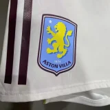 2025-26 Aston Villa Home Player Version Shorts Pants (High Quality)(球员短裤)