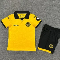 2025-26 Wolves Home Kids Soccer Jersey