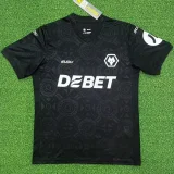 2025-26 Wolves Black Goalkeeper Soccer Jersey