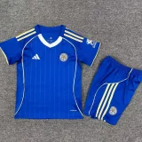 2025-26 Leicester City Home Kids Soccer Jersey