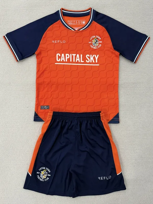 2025-26 Luton Town Home Kids Soccer Jersey