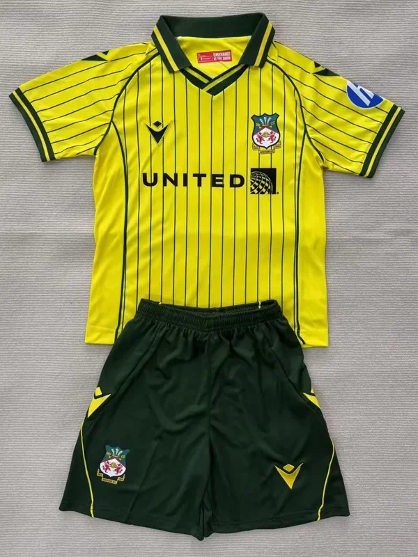 2025-26 Wrexham FC Away Kids Soccer Jersey