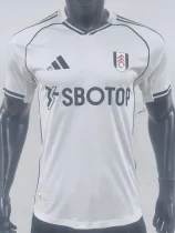 2025-26 Fulham Home Player Version Soccer Jersey