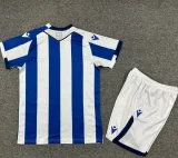 2025-26 West Bromwich Home Kids Soccer Jersey