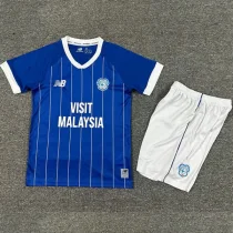 2025-26 Cardiff City Home Kids Soccer Jersey