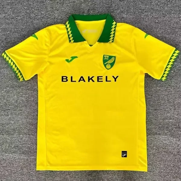 2025-26 Norwich City Home Fans Soccer Jersey