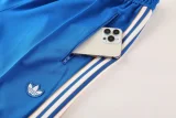 2025-26 Real Madrid  Fancy blue Jacket Tracksuit