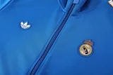 2025-26 Real Madrid  Fancy blue Jacket Tracksuit