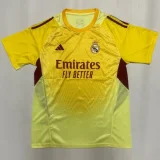 2025-26 Real Madrid  Yellow GoalKeeper Soccer Jersey